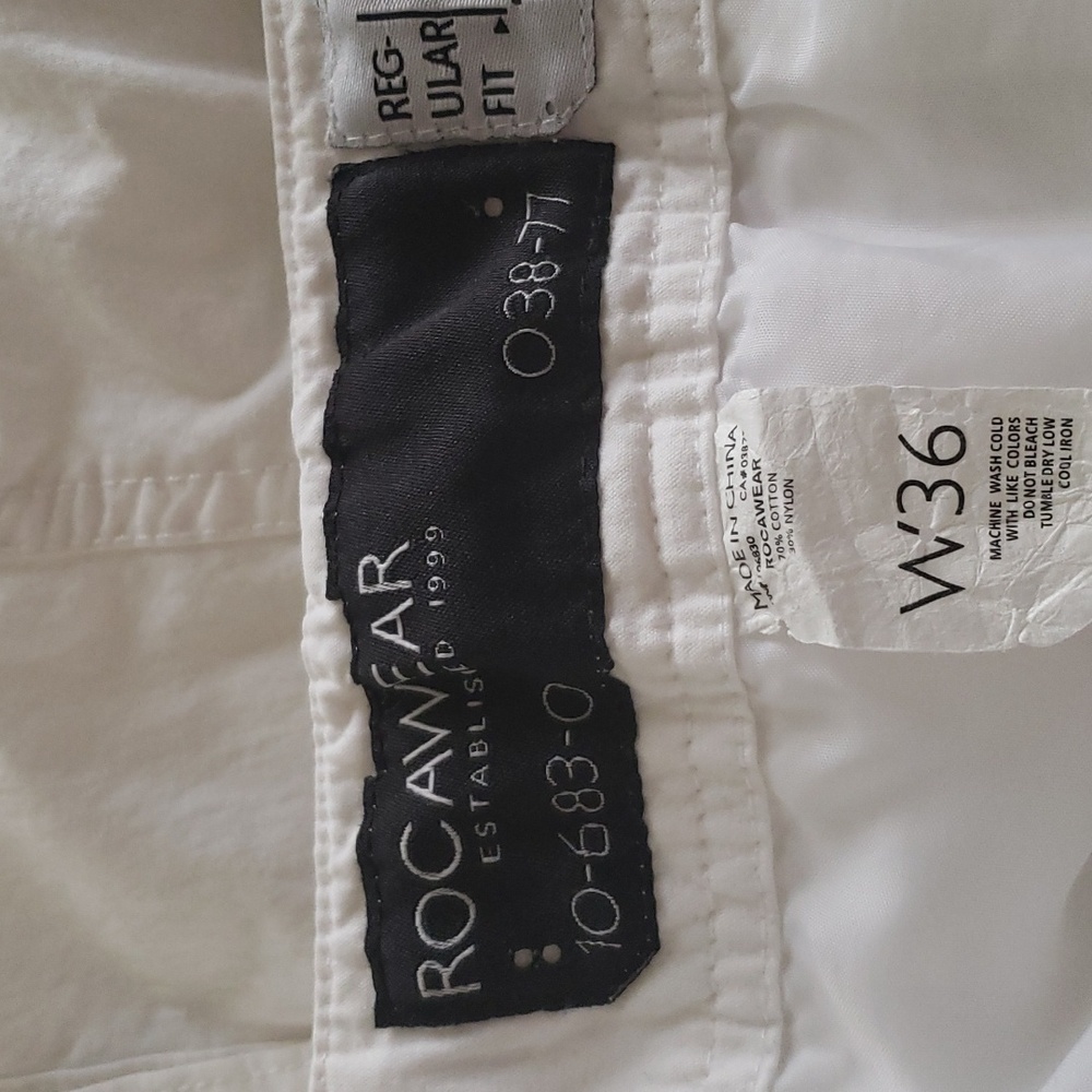 Rocawear size 36 white  shorts